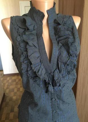 Блузка сорочка river island 12р