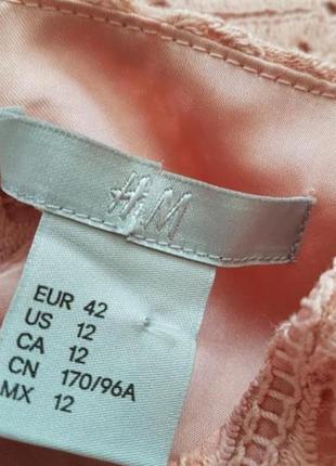 Шикарна вечірня сукня плаття  міді мереживо бренд h&m відкрита спина4 фото