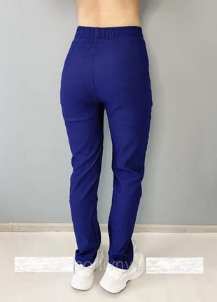 48-56р женские легки брюки в ярких тонах и больших размерах дешево7 фото