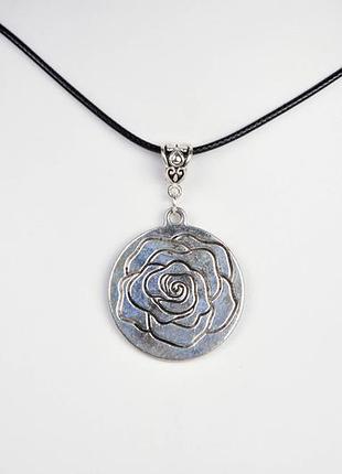 Кулон роза. подвеска роза