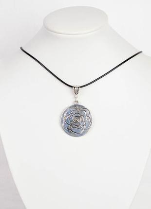 Кулон роза. подвеска роза