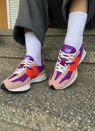 Жіночі кросівки new balance 327 purple / smb