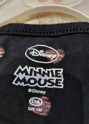 Стильная кофта minnie mouse от disney в сердечки черная 8-10 лет4 фото