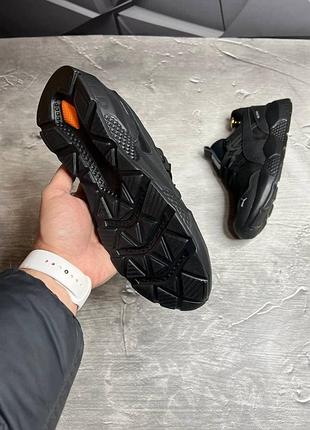 Стильные кроссовки пума puma черные кожаные мужские (весна/осень/деми/демисезонные,лето) весенние, осенние, летние 3
