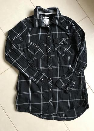 Рубашка фирменная модная стильная anti blue размер м