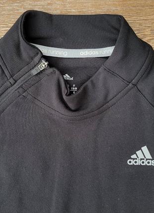 Adidas running climalite размер s 8-10 женская спортивная кофта черная2 фото