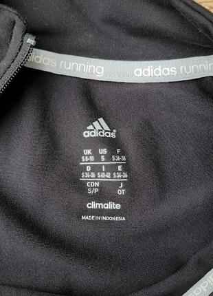 Adidas running climalite размер s 8-10 женская спортивная кофта черная8 фото