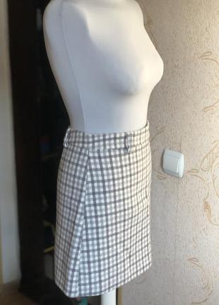 Шерстяная мини юбка, шерстяная мыны юбка2 фото