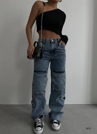 Мегатрендовые джинсы карго2 фото