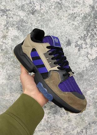 Мужские кроссовки adidas zx torsion packet shoes mega violet3 фото