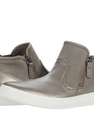 Кожаные весенние сапоги women's soft classic bootie sneaker1 фото