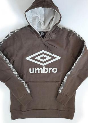 Оригинальное утепленное худи umbro taped flecce oth hoodie