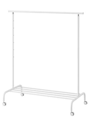 Ikea rigga (502.316.30) вішалка для одягу, біла