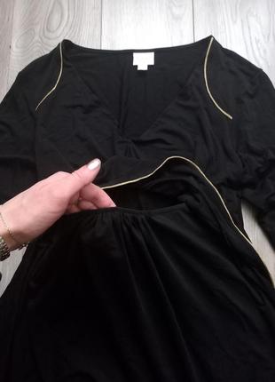 Платье для беременных из ткани лиоцелл, платье для беременных, черное платье для беременных с пояском4 фото