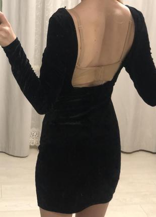 Велюрова сукня