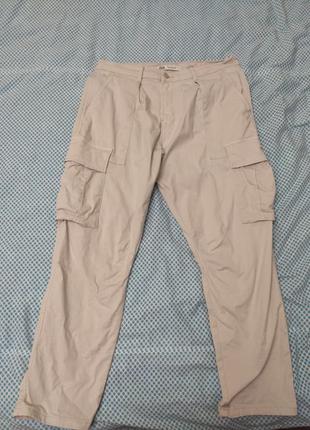 Штани, хб, карго, zara, 42 р