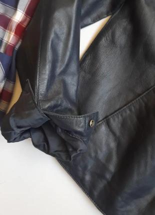 Danier кожаная куртка пиджак на кнопках р хс6 фото