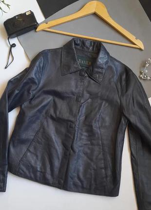 Danier кожаная куртка пиджак на кнопках р хс3 фото