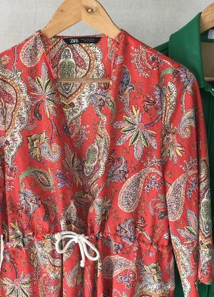 Дуже гарна червона блуза з останніх колекцій zara ❤️4 фото