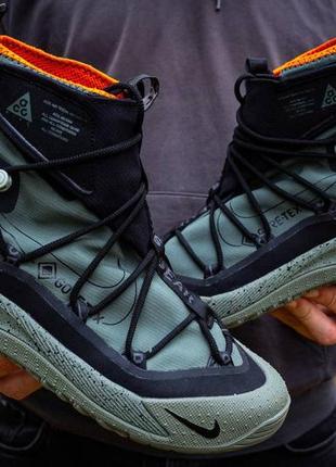 Мужские высокие кроссовки nike acg terra antarktik juniper fog#найк