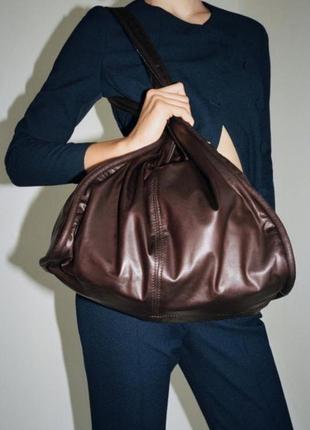 Нова жіноча велика сумка зара, оригінал, немає бірки, знижена ціна!6 фото