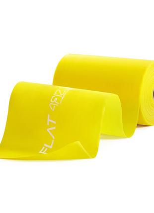 Лента-эспандер для спорта и реабилитации 4fizjo flat band 30 м 1-2 кг yellow (p-5907739311160)