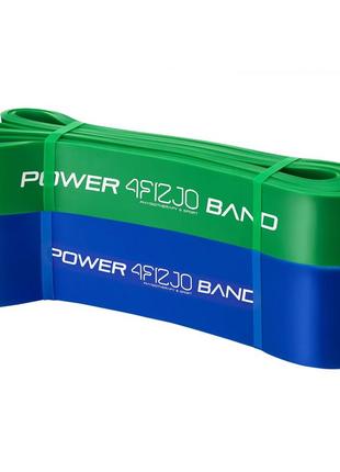 Эспандер-петля (резинка для фитнеса и спорта) 4fizjo power band 2 шт 26-46 кг 4fj0061