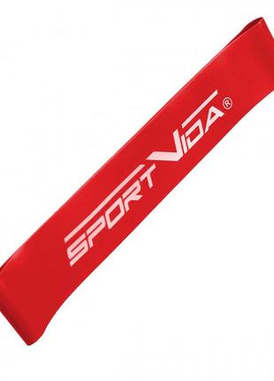 Гумка для фітнесу та спорту (стрічка-еспандер) sportvida mini power band 0.8 мм 5-10 кг sv-hk02011 фото