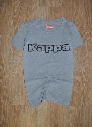 Серая оригинальная футболка kappa