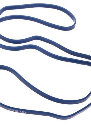 Лента эспандер силовая для занятия кроссфитом и подтягиваний на турнике 2-15 кг синяя