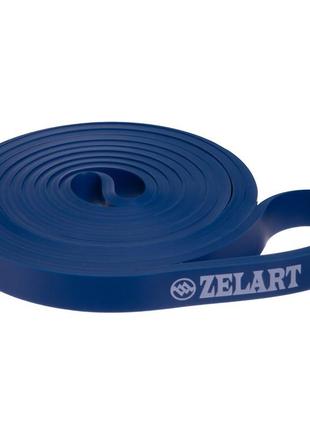 Лента эспандер силовая для занятия кроссфитом и подтягиваний на турнике 2-15 кг синяя