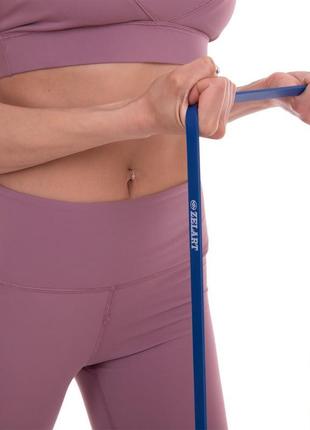 Лента эспандер силовая для занятия кроссфитом и подтягиваний на турнике 2-15 кг синяя