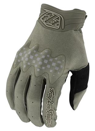 Вело перчатки tld gambit glove olive green lg