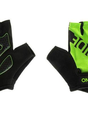 Перчатки onride hold 20 цвет черный/зеленый размер xs