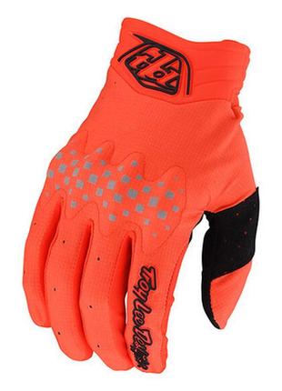 Вело перчатки tld gambit glove [neon orange] sm