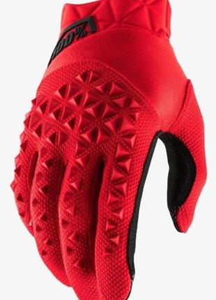 Детские мото перчатки ride 100% airmatic youth glove (red), ys (5)1 фото