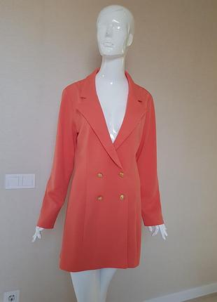 Стильний трикотажний двобортний жакет від asos