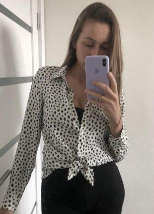 Блуза шелковая от h&m