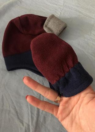 Набір шапка рукавички4 фото
