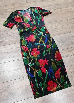 Бархатное платье