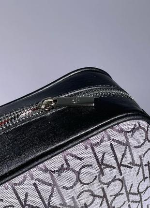 Жіноча маленька сіра сумка з широким ременем через плече calvin klein 🆕 кросс боді8 фото
