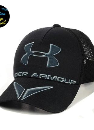 ● літня кепка з сіткою - under armour / андер армор m/l чорний ●