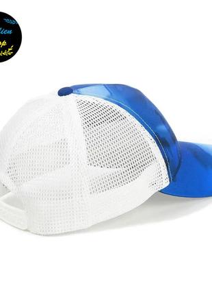 ● летняя кепка с сеткой - real madrid / реал мадрид m/l синий ●2 фото