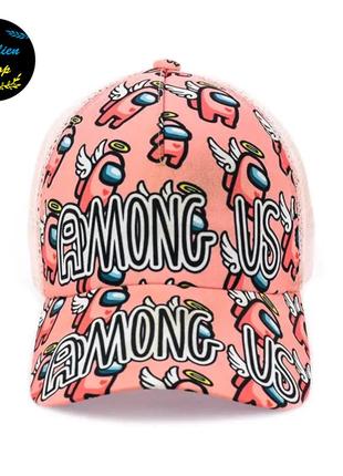 ● дитяча кепка з сіткою - амонг ас / among us ●