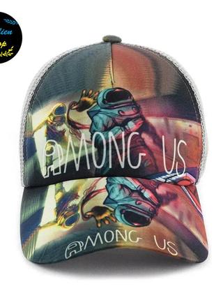 ● дитяча кепка з сіткою - амонг ас / among us ●