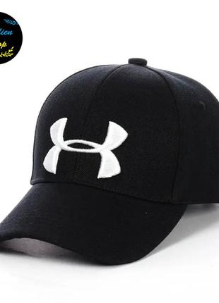 ● кепка бейсболка з вишивкою - under armour / андер армор m/l чорний ●