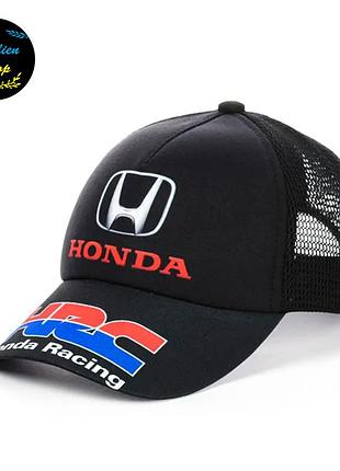 ● літня кепка з сіткою - honda / хонда m/l чорний ●