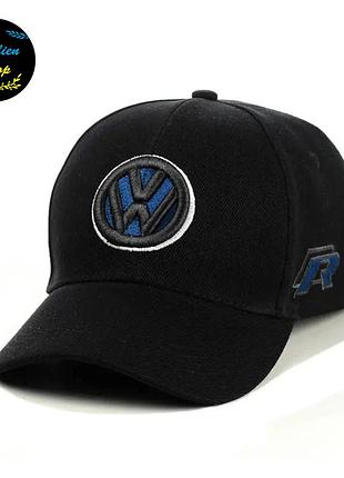 ● кепка бейсболка с вышивкой - volkswagen / фольксваген m/l черный ●