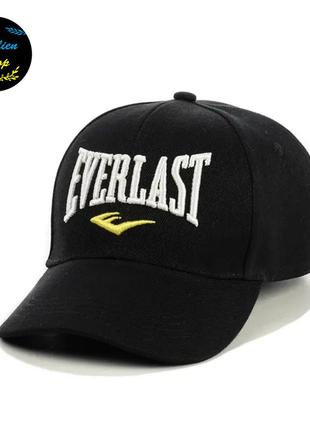 ● кепка бейсболка с вышивкой - everlast / эверласт m/l черный ●