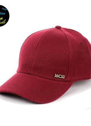 ● кепка бейсболка з патчем - icon dsquared2 / айкон діскваред m/l бордовий ●